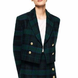NWT! Zara cropped tweed blazer. Size medium. Perfect condition!